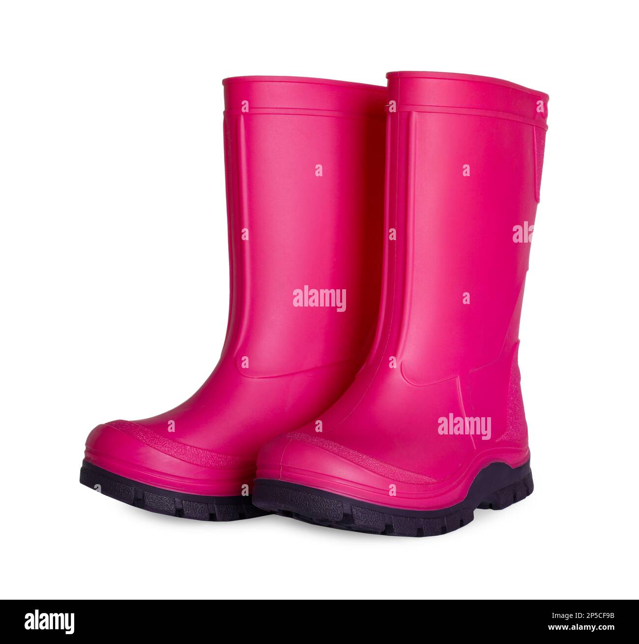 hot pink rubber boots