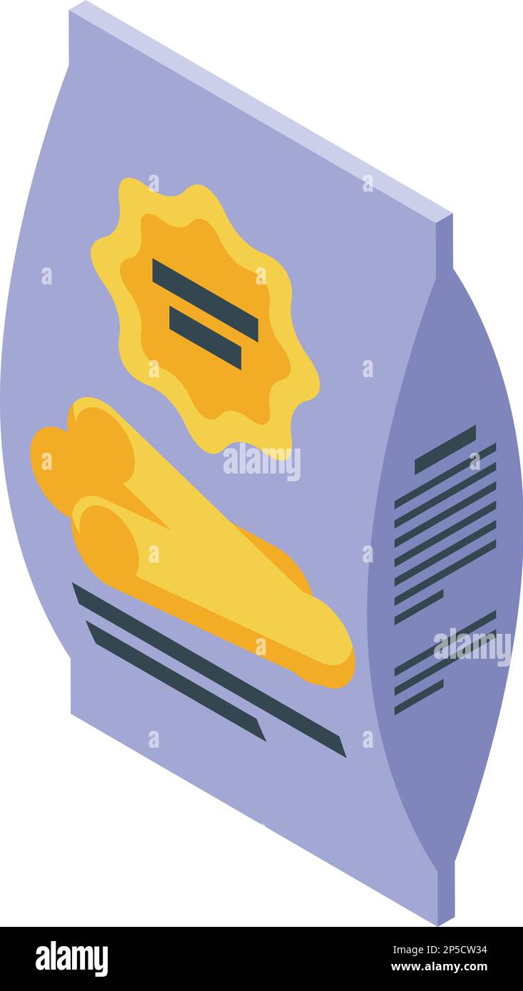 Spring roll pack icon isometric vector. Chinese cuisine. Menu egg Stock ...