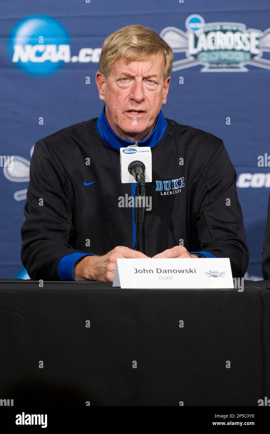 May 26, 2013 Duke Blue Devils head coach John Danowski takes questions