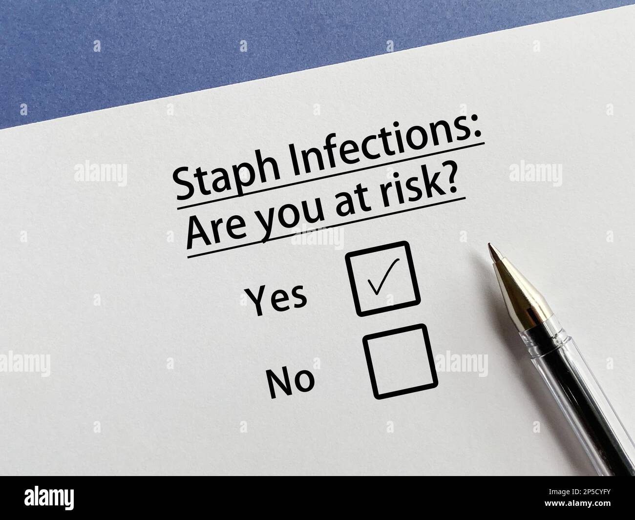 One person is answering question about hospital acquired infections. He