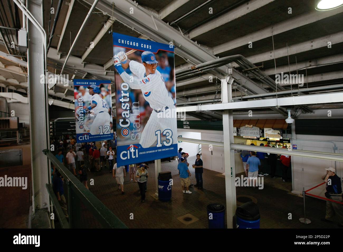 CHICAGO, IL - MAY 12: A general view inside of Wrigley Field of