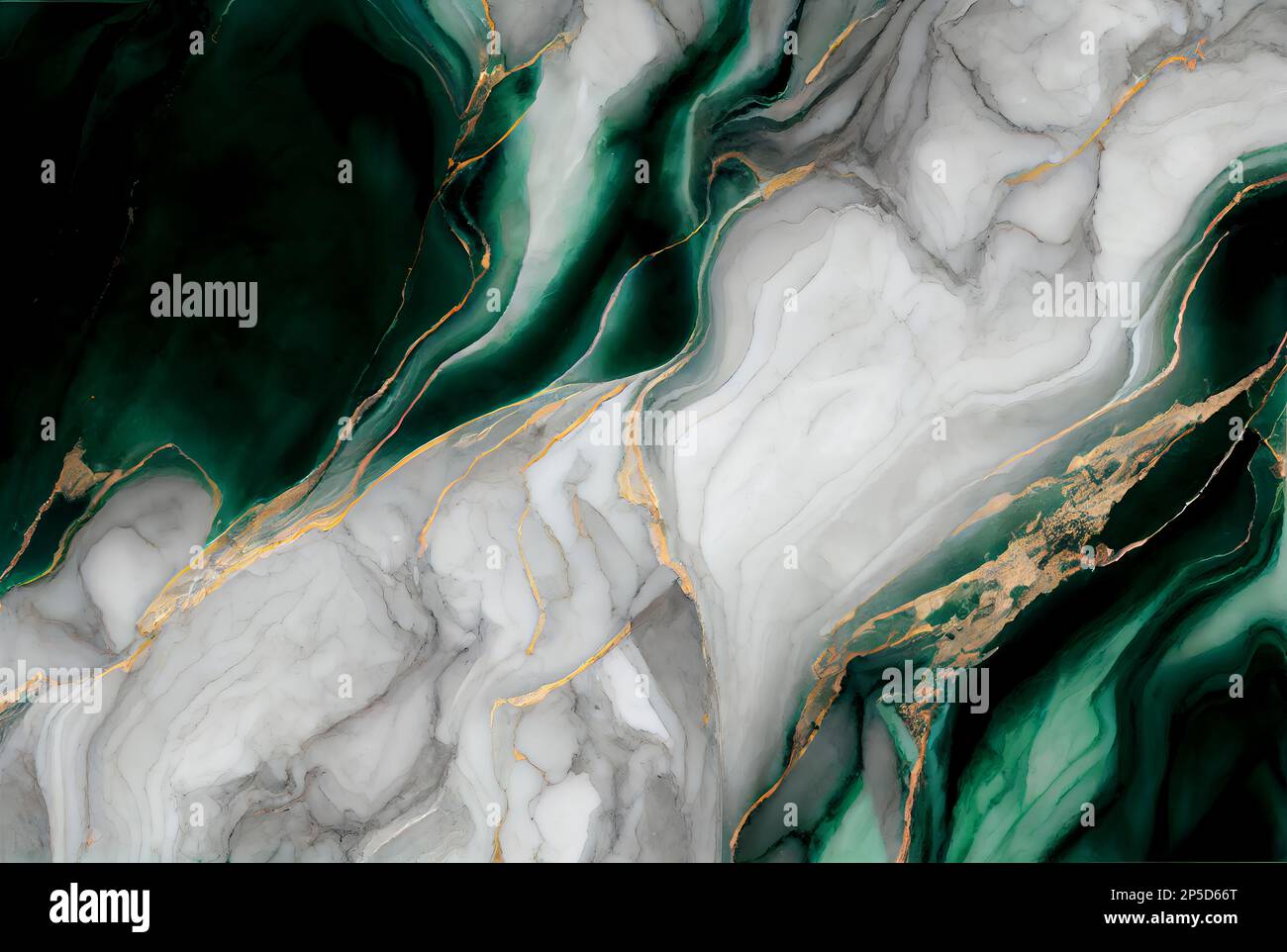 White marble with gold and green emerald surface abstract background