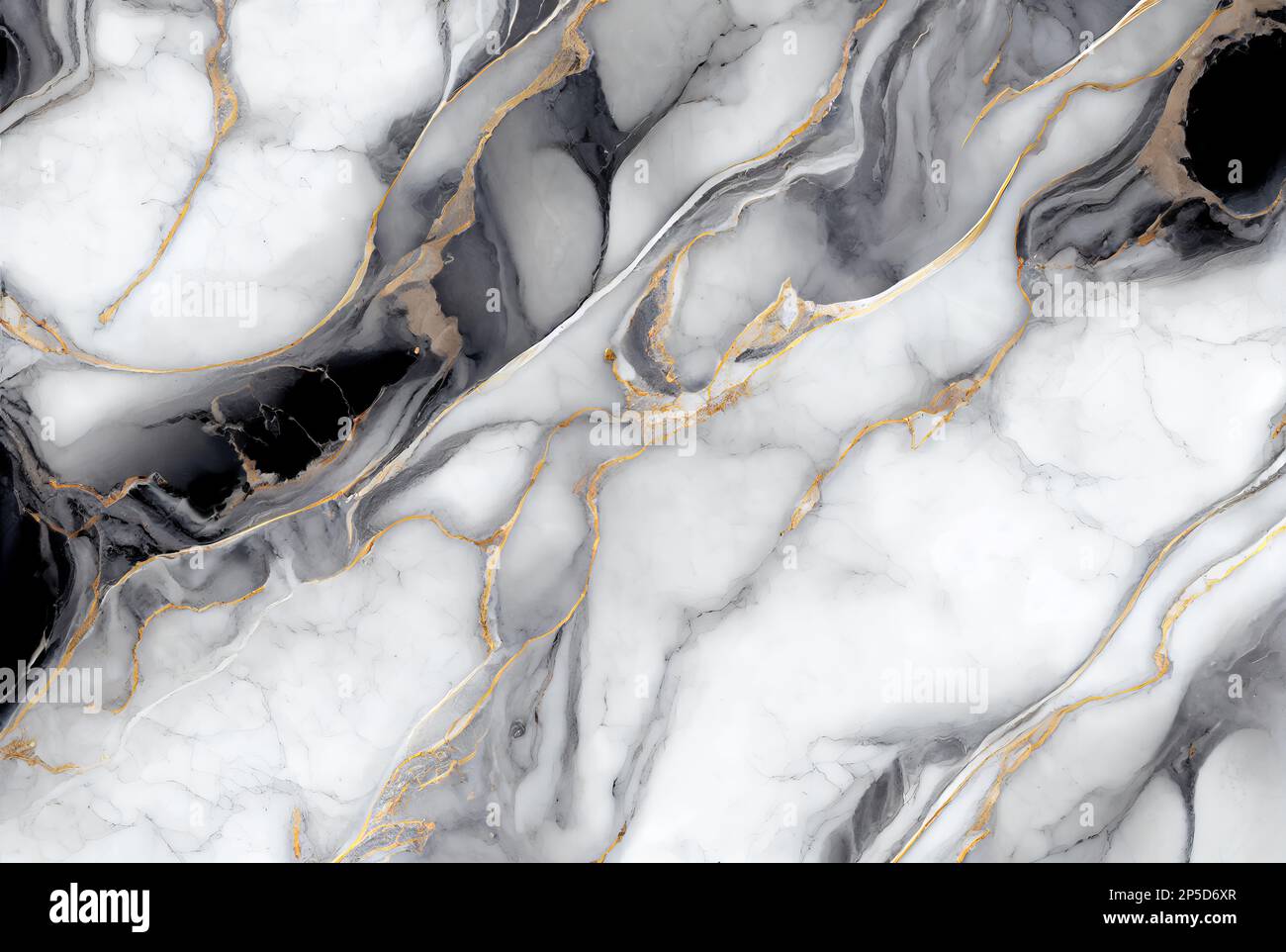 White marble with gold and grey veins surface abstract background