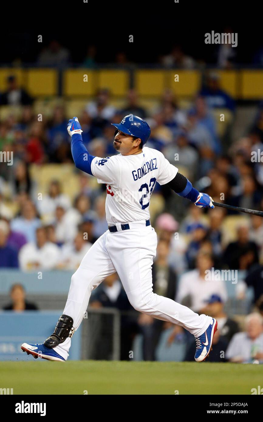 Adrian Gonzalez #23 of the Los Angeles Dodgers during a game