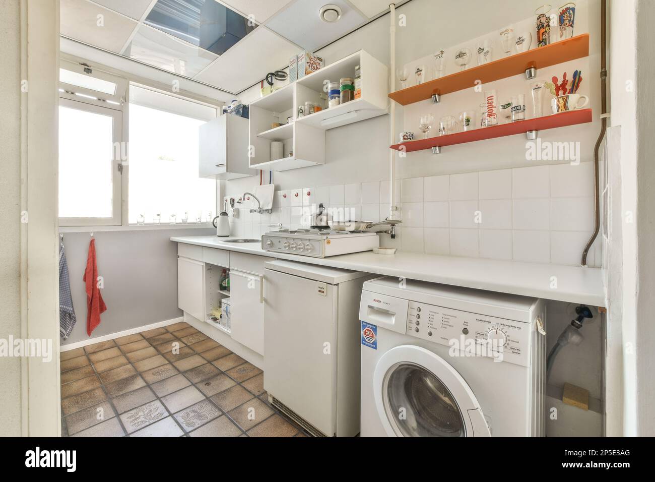 Amsterdam, Netherlands 10 April, 2021 a laundry room with a washer