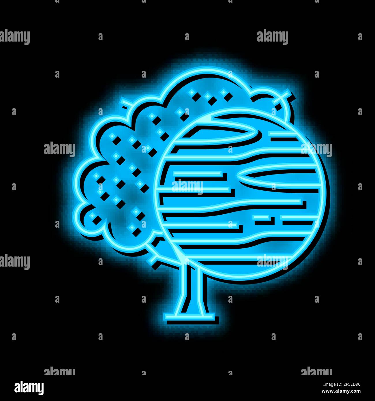 cherry wood neon glow icon illustration Stock Vector Image & Art - Alamy
