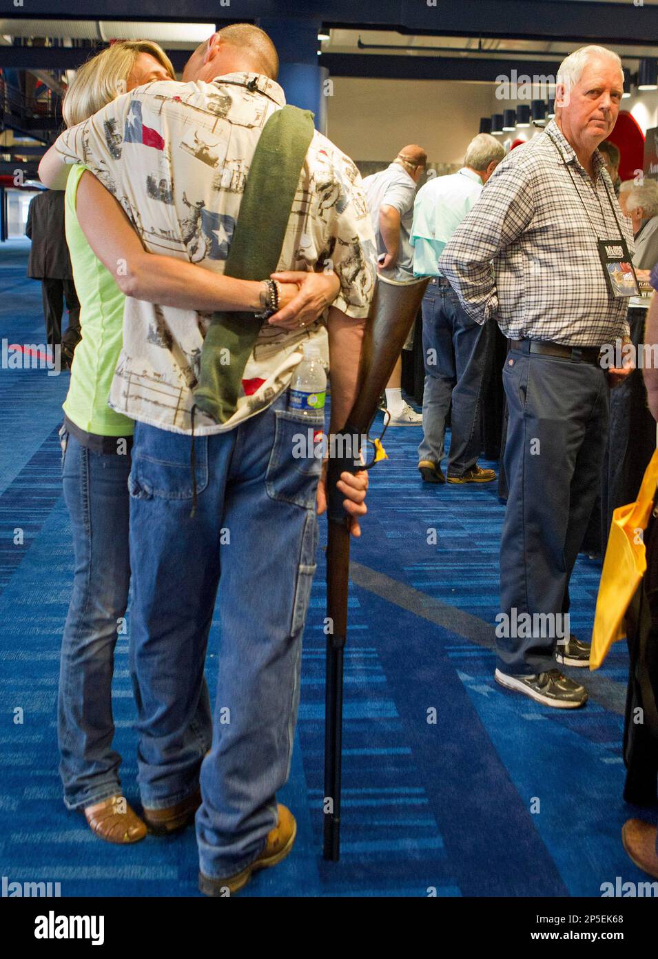 CORRECTS TO SAY RIFLE NOT SHOTGUN Barry Bailey, of DeRidder La