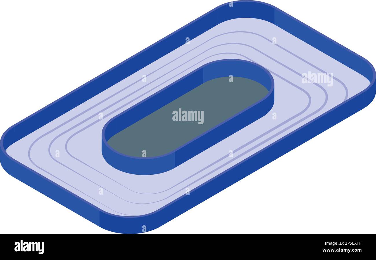 Arena ice rink icon isometric vector. Sport field. Court stadium Stock ...