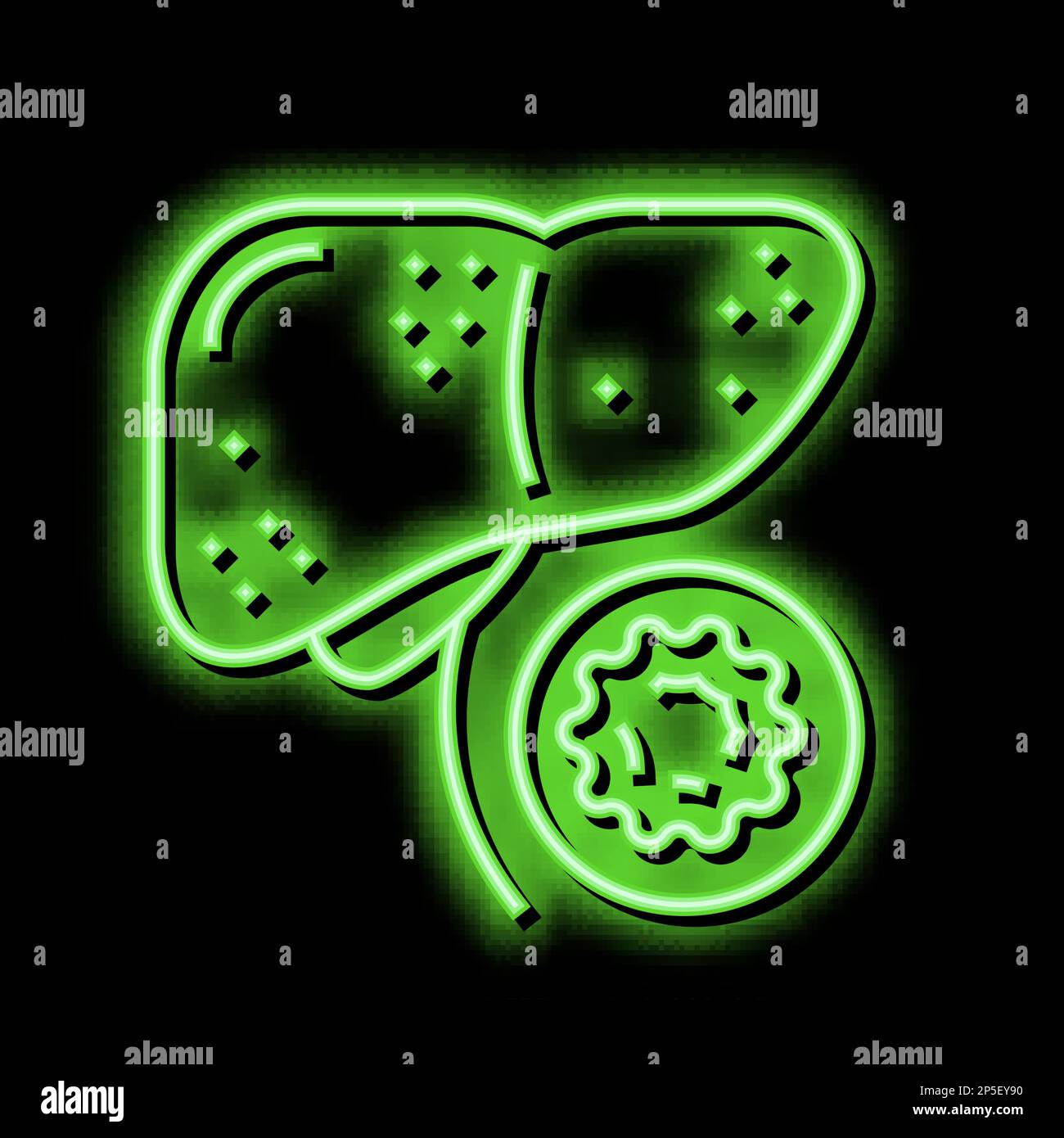 hepatitis B neon glow icon illustration Stock Vector Image & Art Alamy