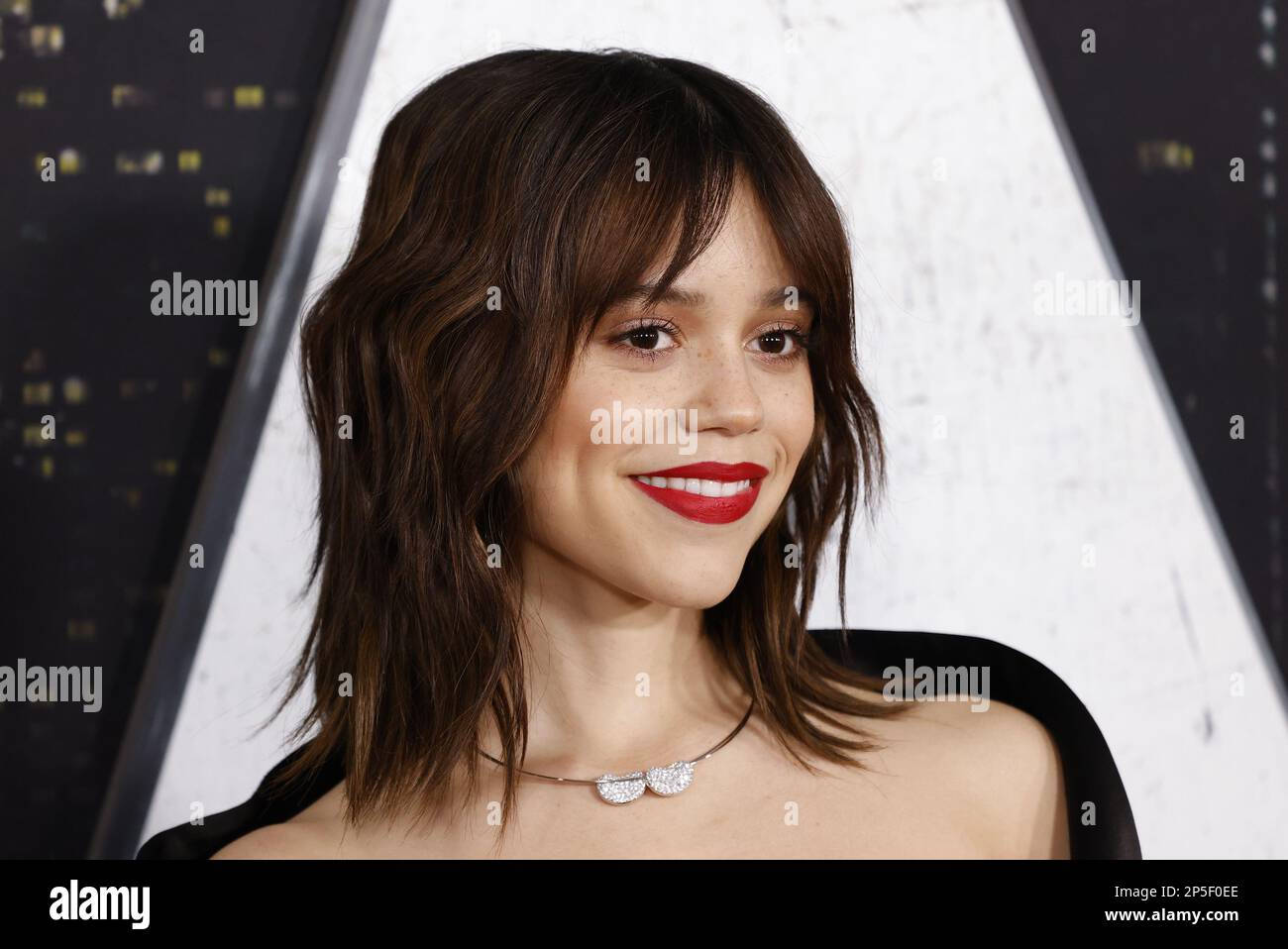 New York, United States. 06th Mar, 2023. Jenna Ortega arrives on the red carpet at the world premiere of 'Scream VI' at AMC Lincoln Square on Monday, March 6, 2023 in New York City. Photo by John Angelillo/UPI Credit: UPI/Alamy Live News Stock Photo