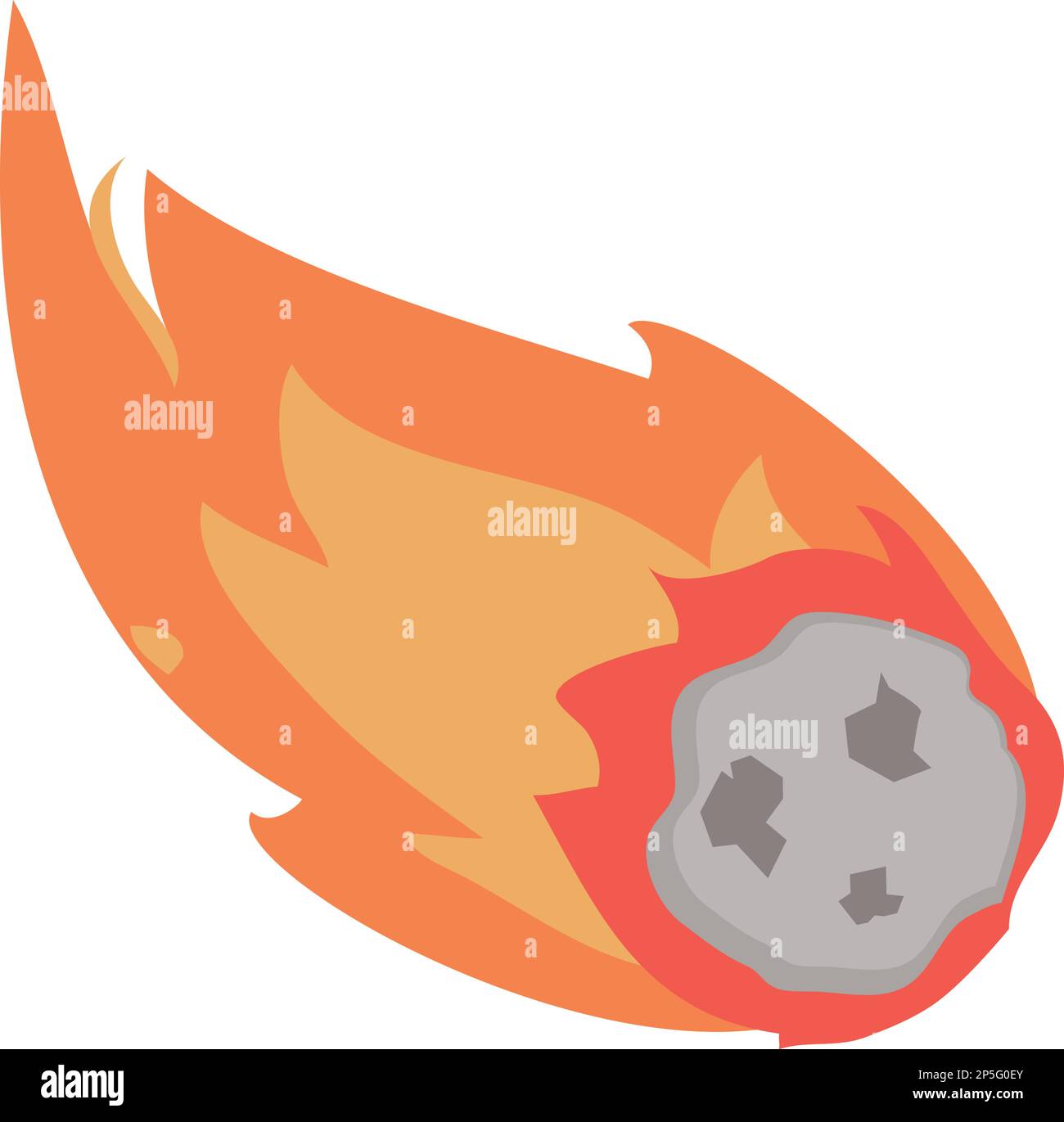 meteorite onfire space outer Stock Vector Image & Art - Alamy