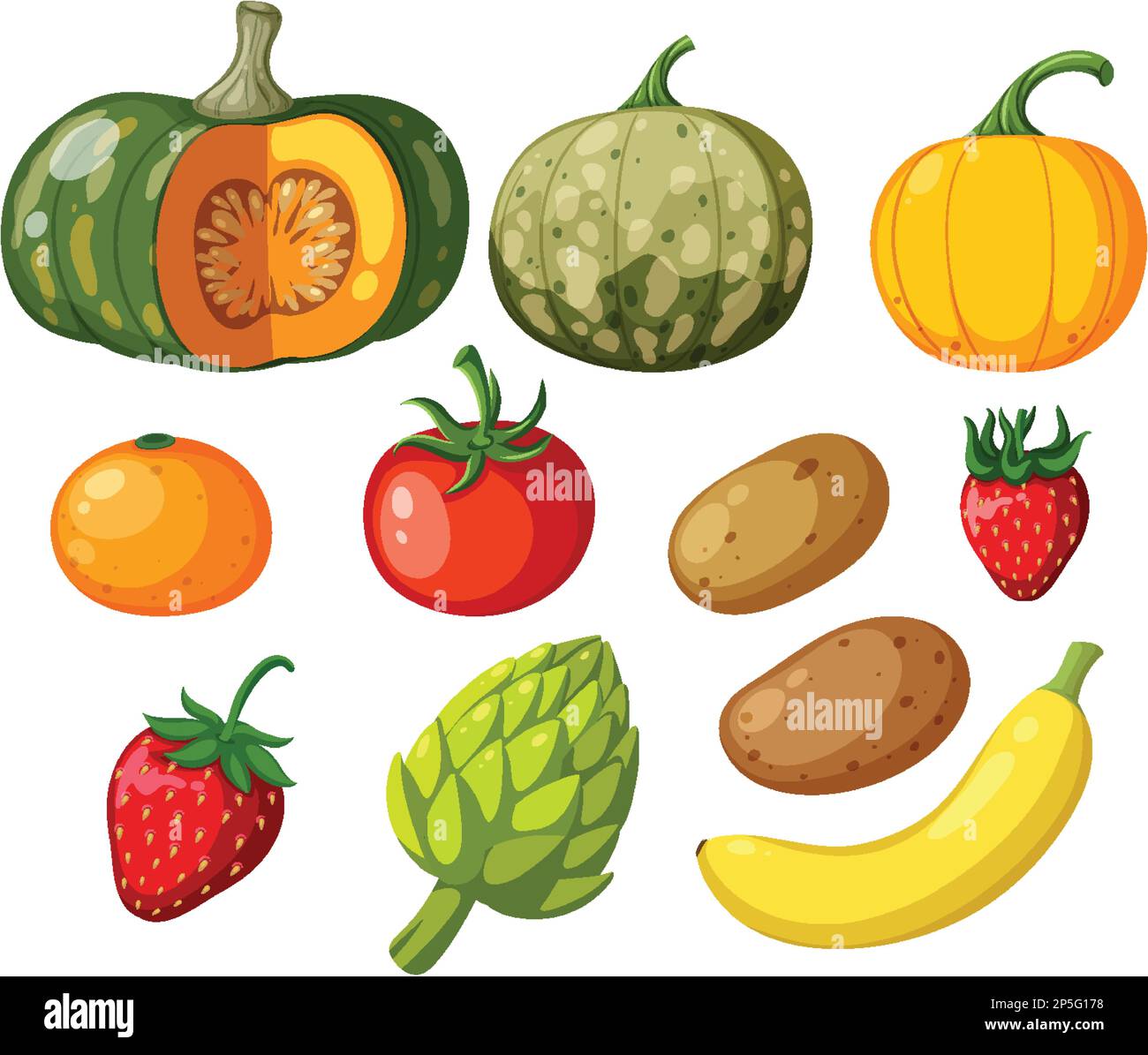 vegetables-and-fruits-fiber-foods-group-illustration-stock-vector-image