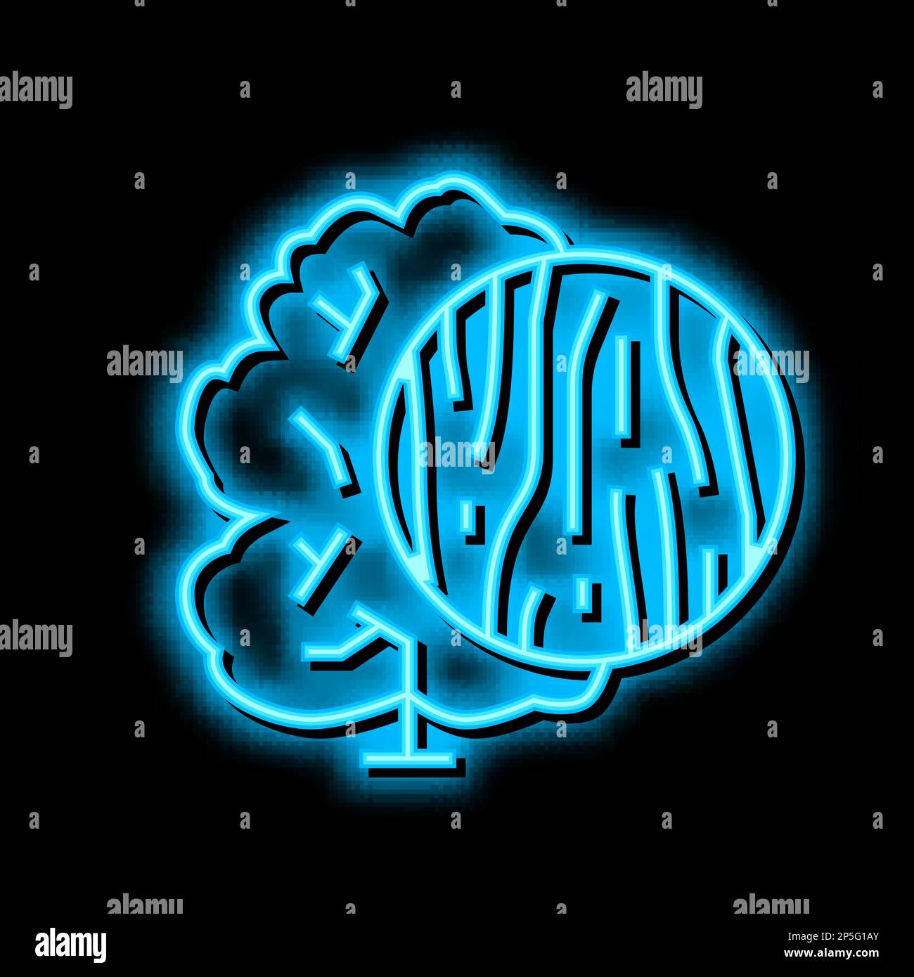 Ash Wood Neon Glow Icon Illustration Stock Vector Image And Art Alamy 9735