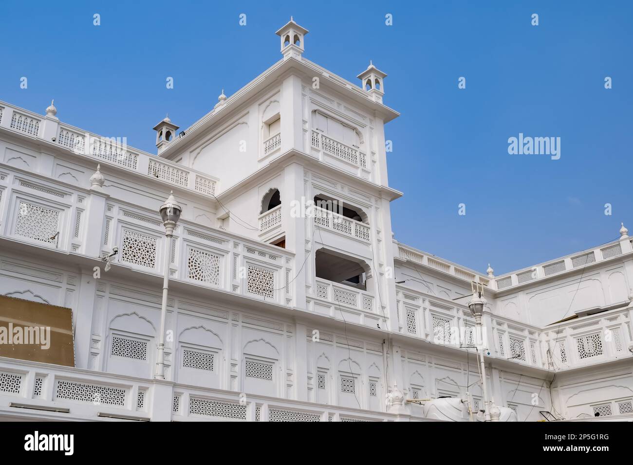 View of details of architecture inside Golden Temple (Harmandir Sahib