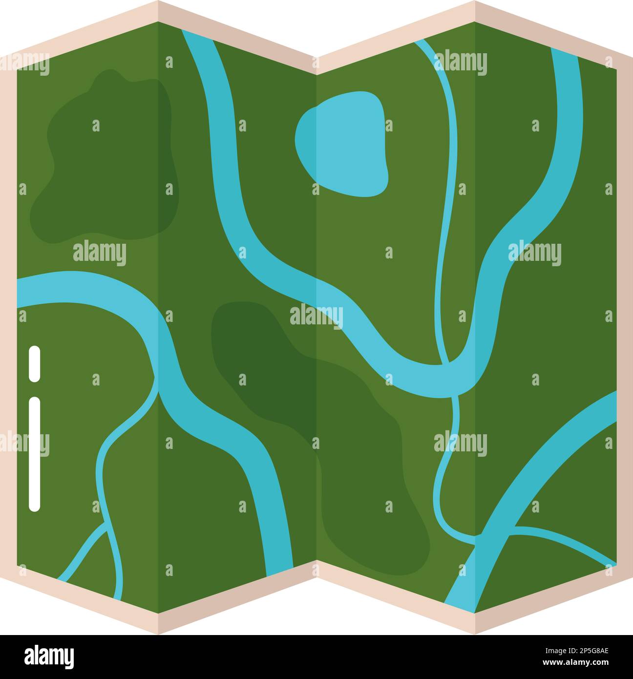 paper map guide Stock Vector Image & Art Alamy