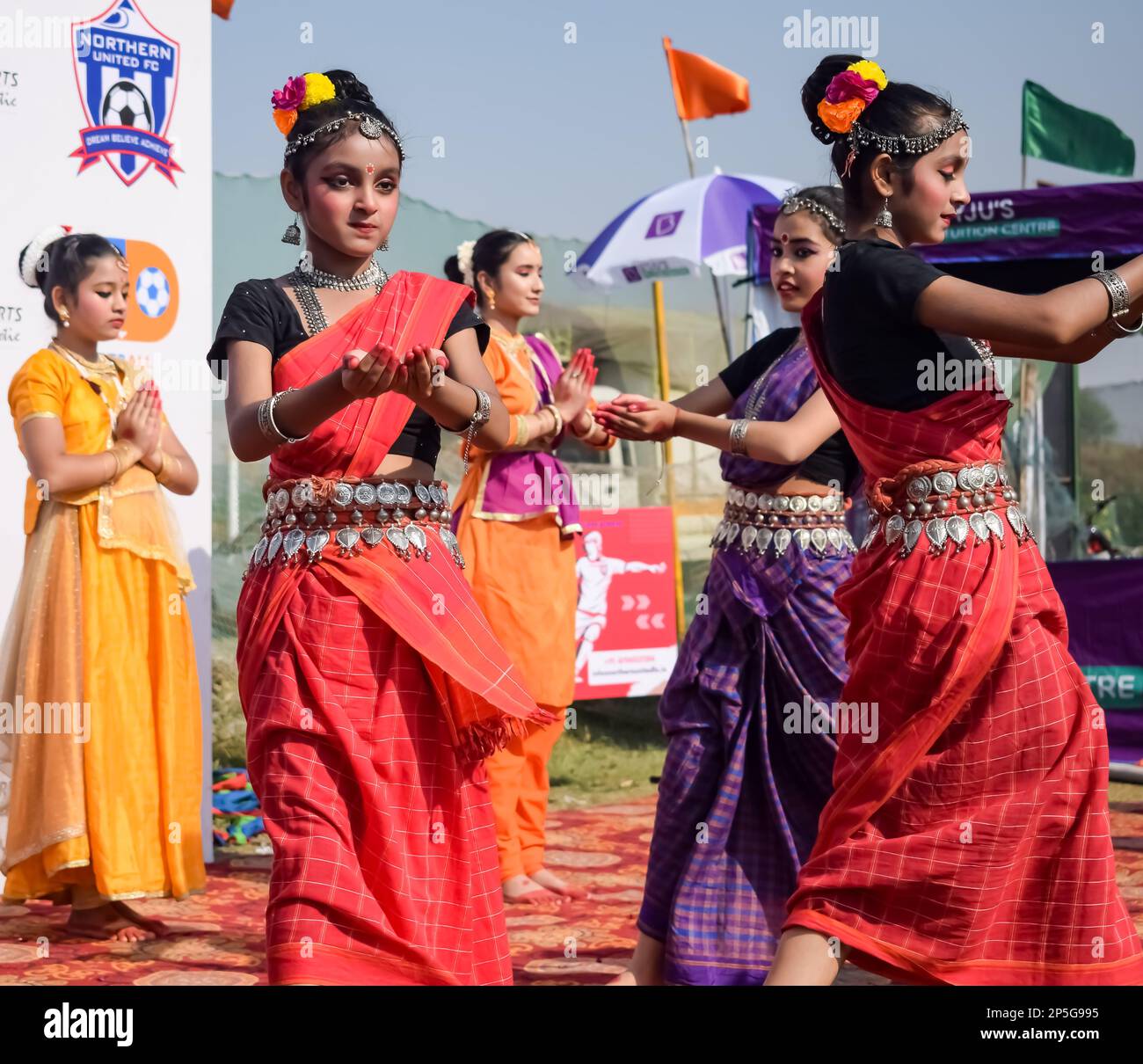 Delhi, India December 11 2022 Bharathanatyam Indian classical