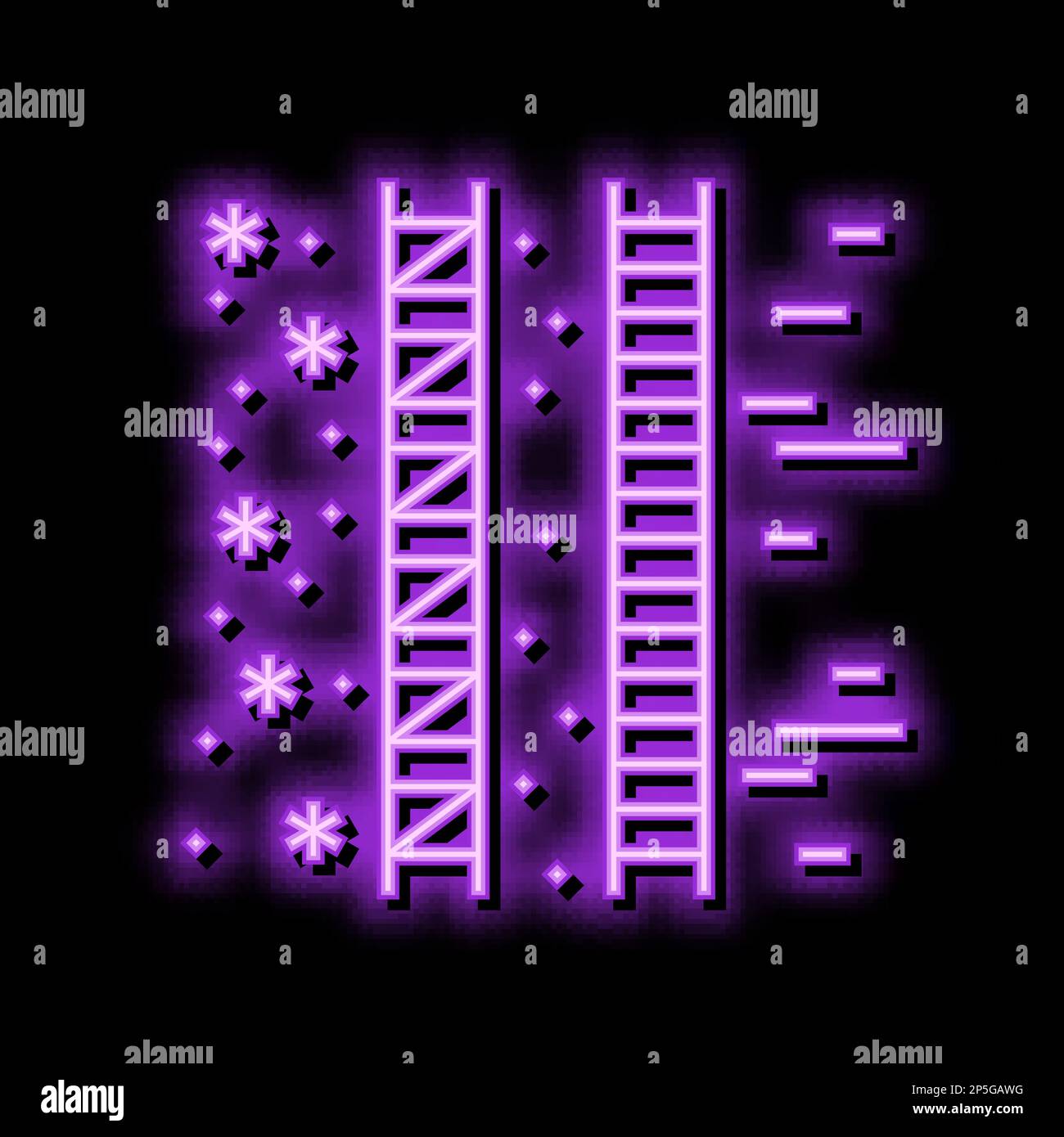 bacteria air protection neon glow icon illustration Stock Vector Image ...