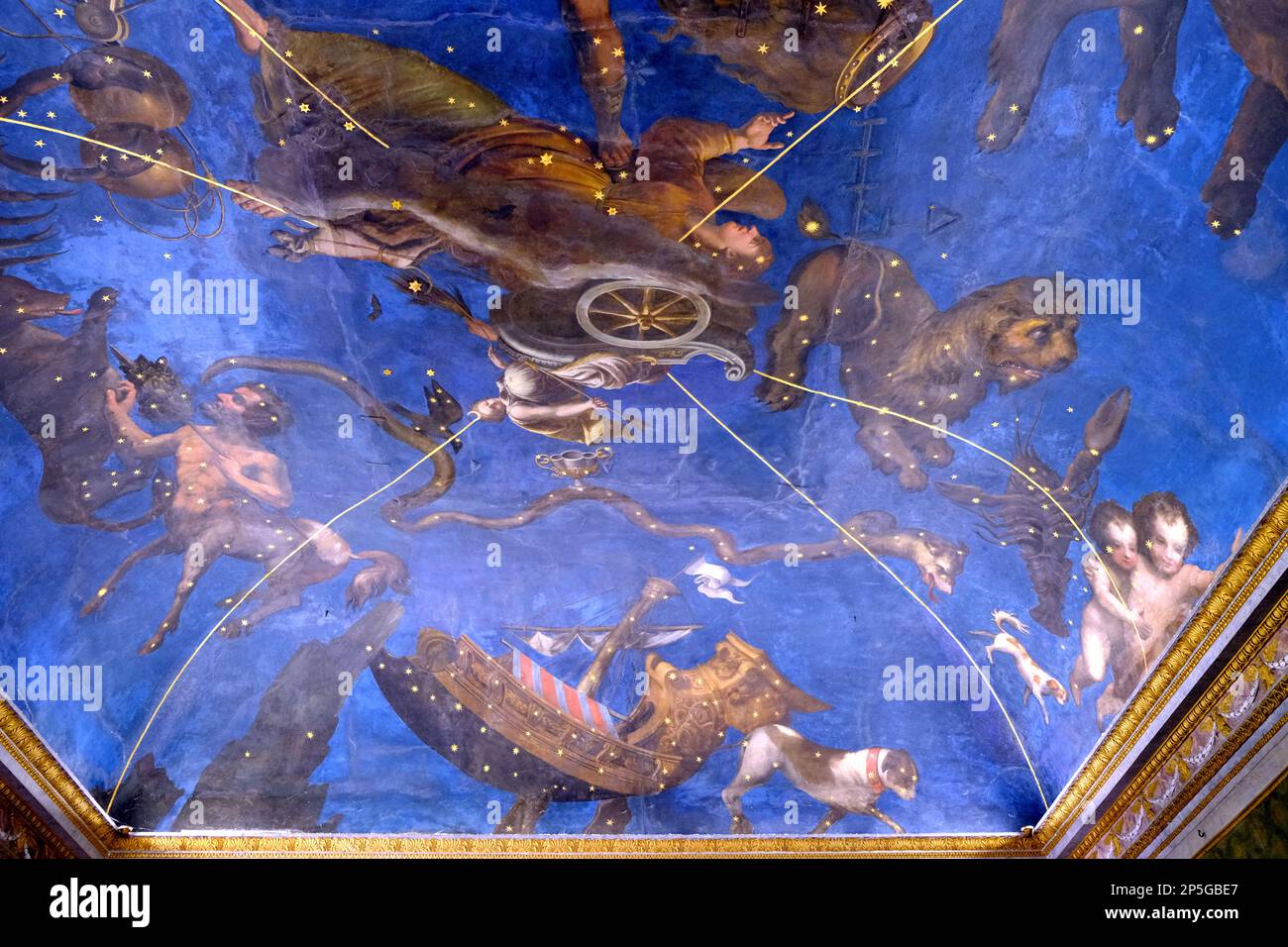 Room of the Zodiac in Palazzo Ducale in Mantua Italy Stock Photo Alamy