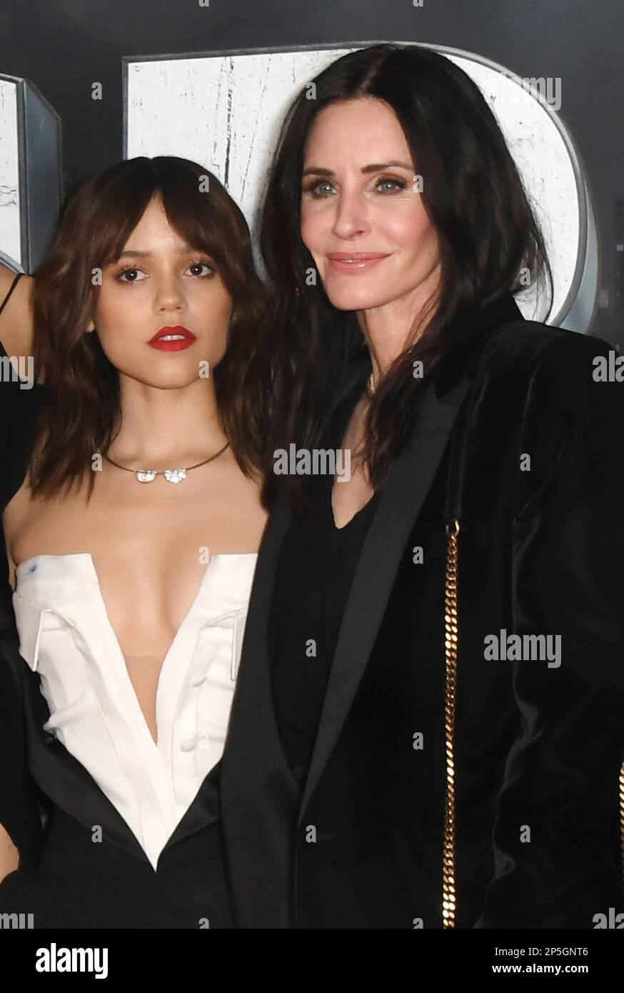 New York, NY, USA. 06th Mar, 2023. Jenna Ortega and Courteney Cox at ...