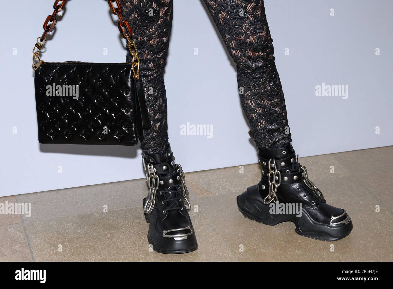 Jurnee Smollett attends the Louis Vuitton Womenswear Fall Winter 2023