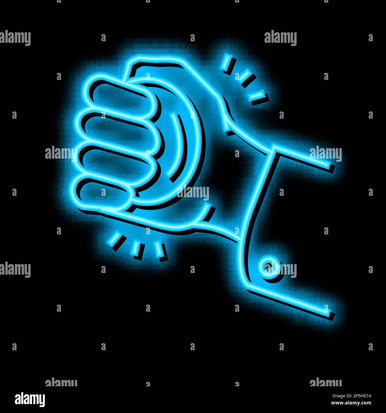 stress balls neon glow icon illustration Stock Vector Image & Art - Alamy