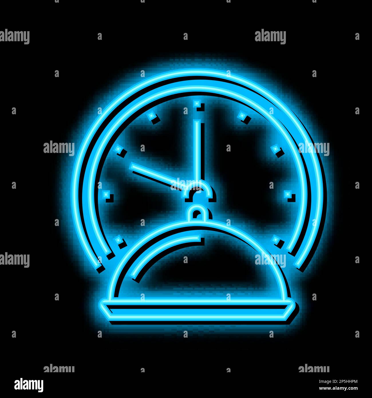 cooking time neon glow icon illustration Stock Vector Image & Art - Alamy