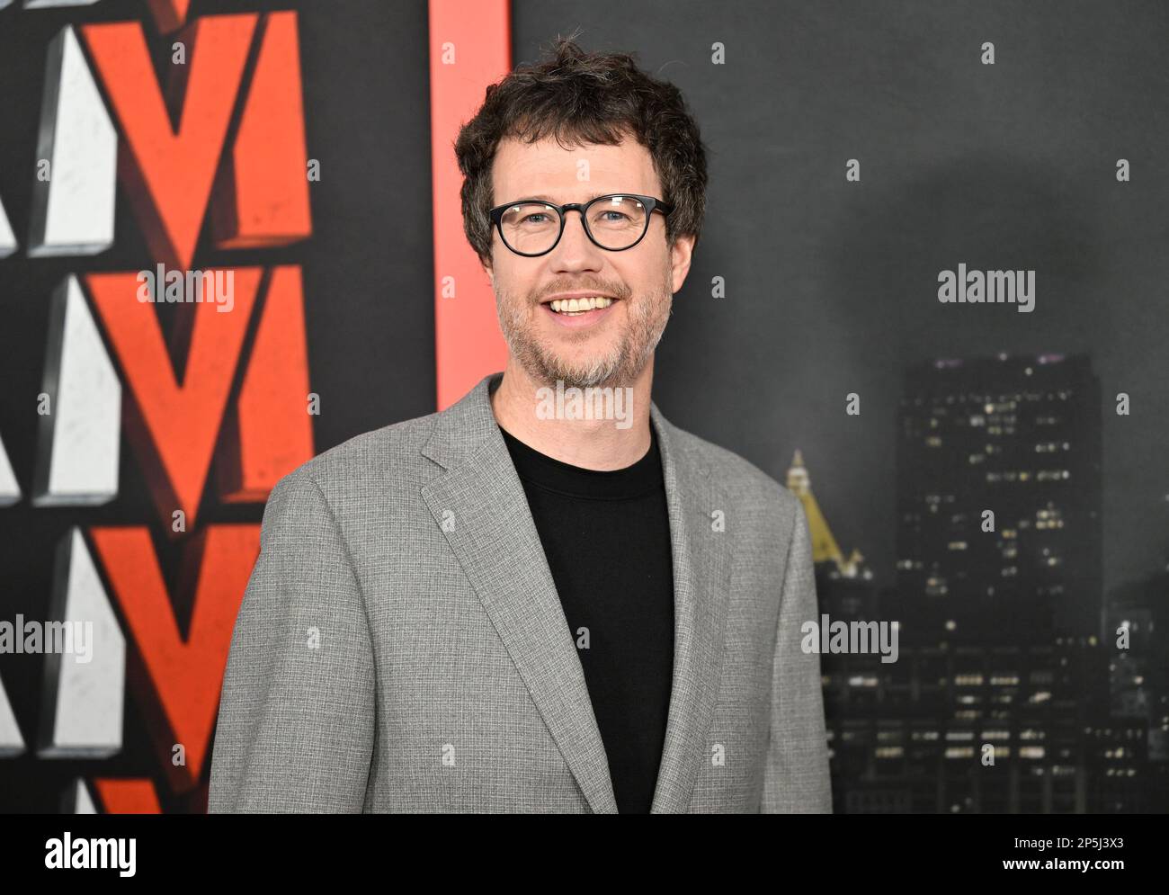 Director Tyler Gillett attends the world premiere of "Scream VI" at AMC