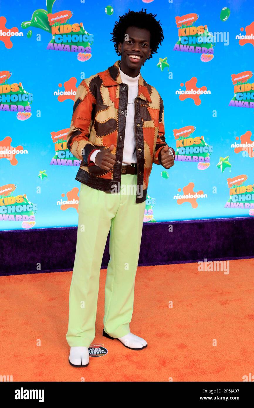 LOS ANGELES MAR 4 Tim Johnson Jr at the Kids Choice Awards 2023 at