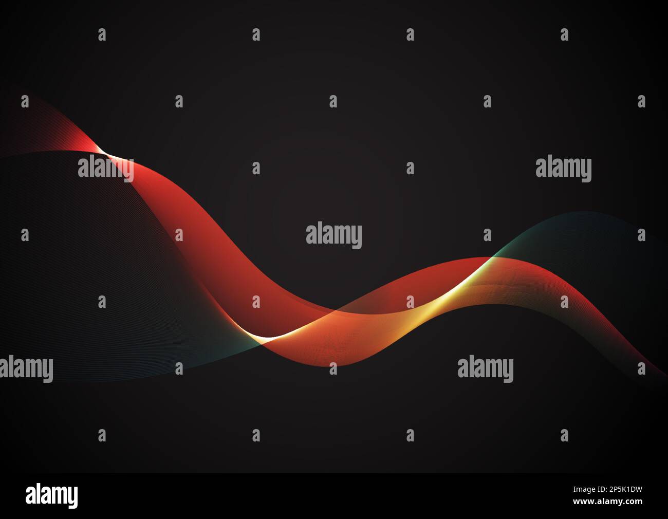 abstract background with colourful flowing lines design Stock Vector ...