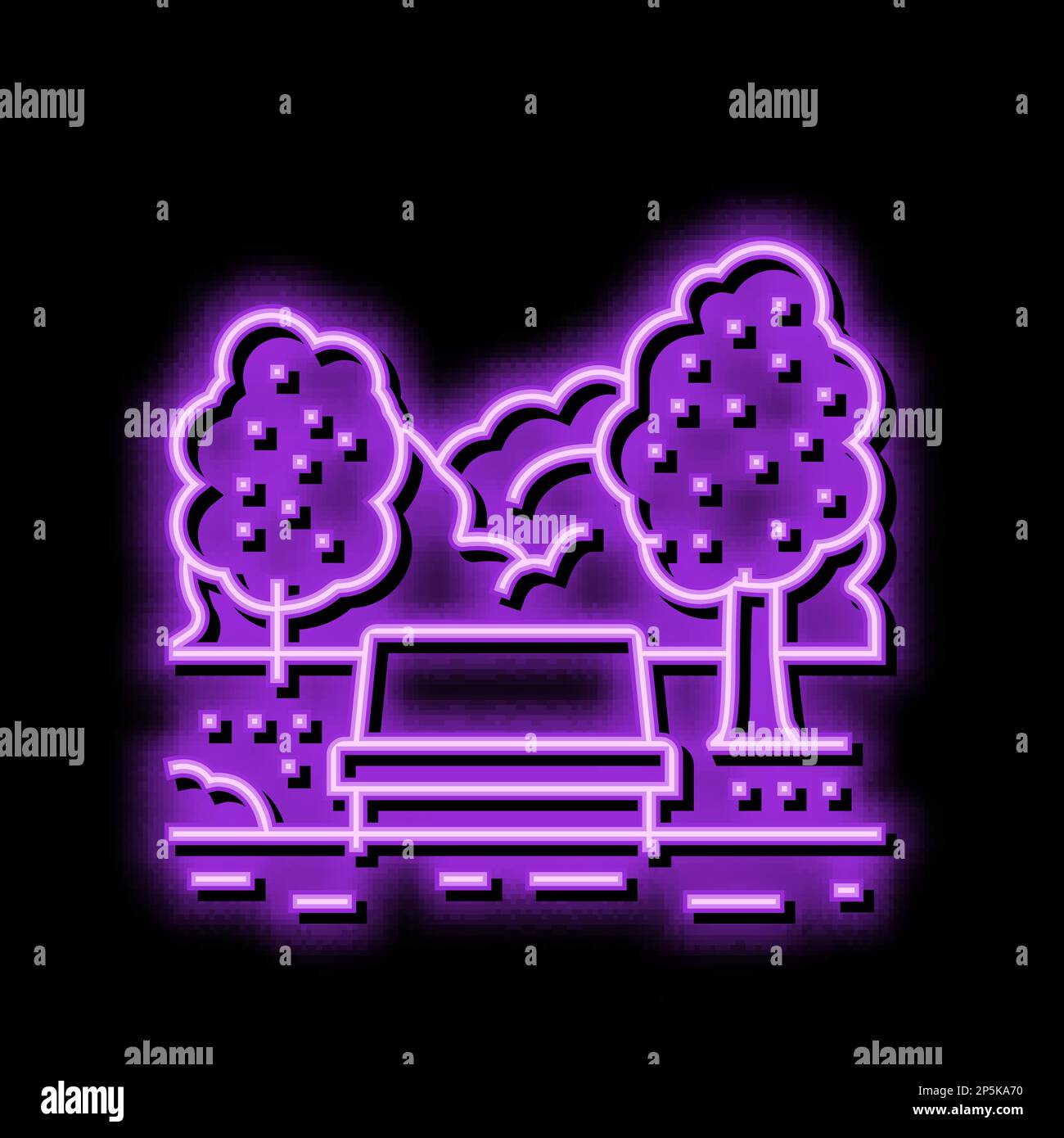 park spring neon glow icon illustration Stock Vector Image & Art - Alamy