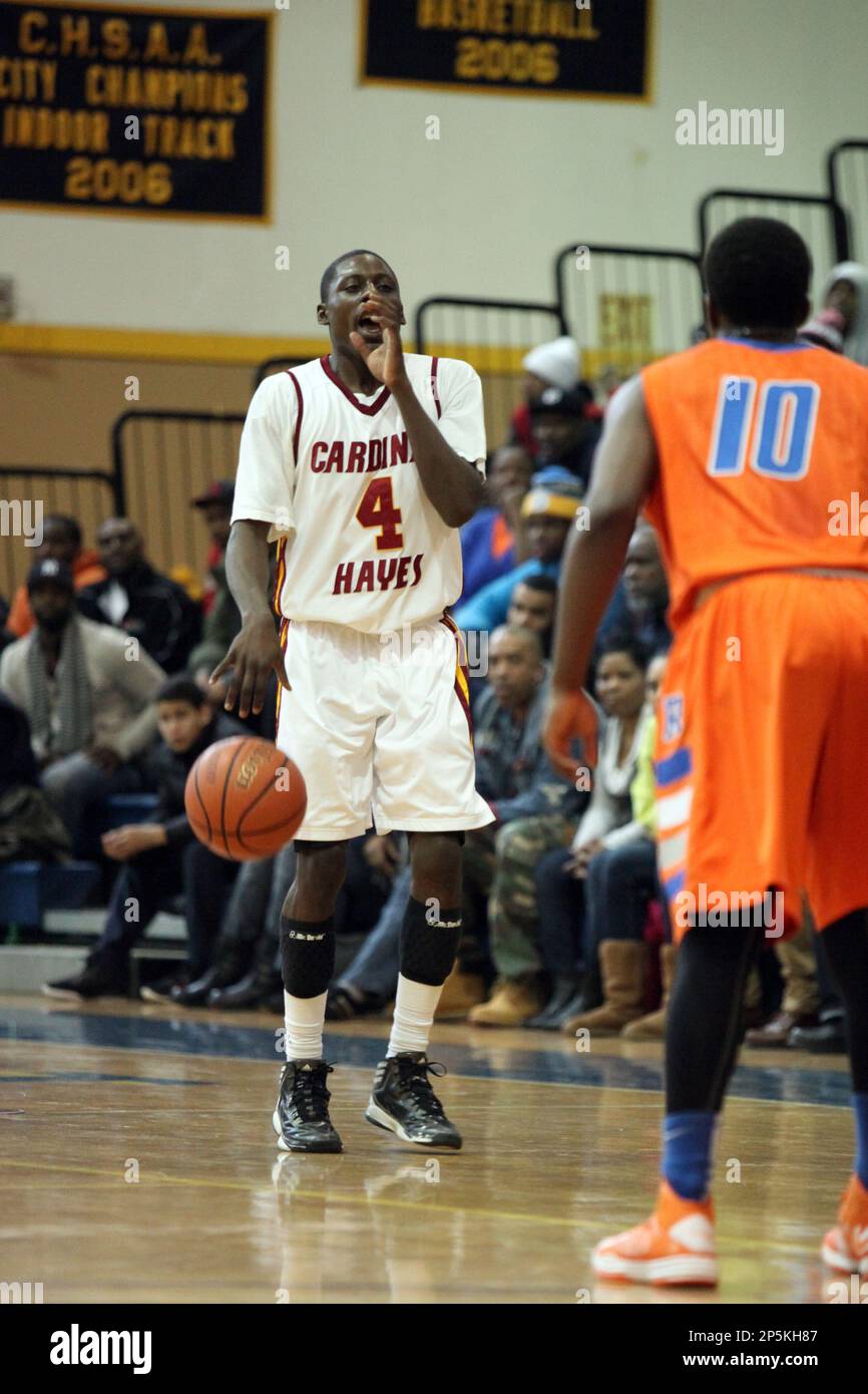 Cardinal Hayes Shavar Newkirk 4 in action against St. Raymond during a