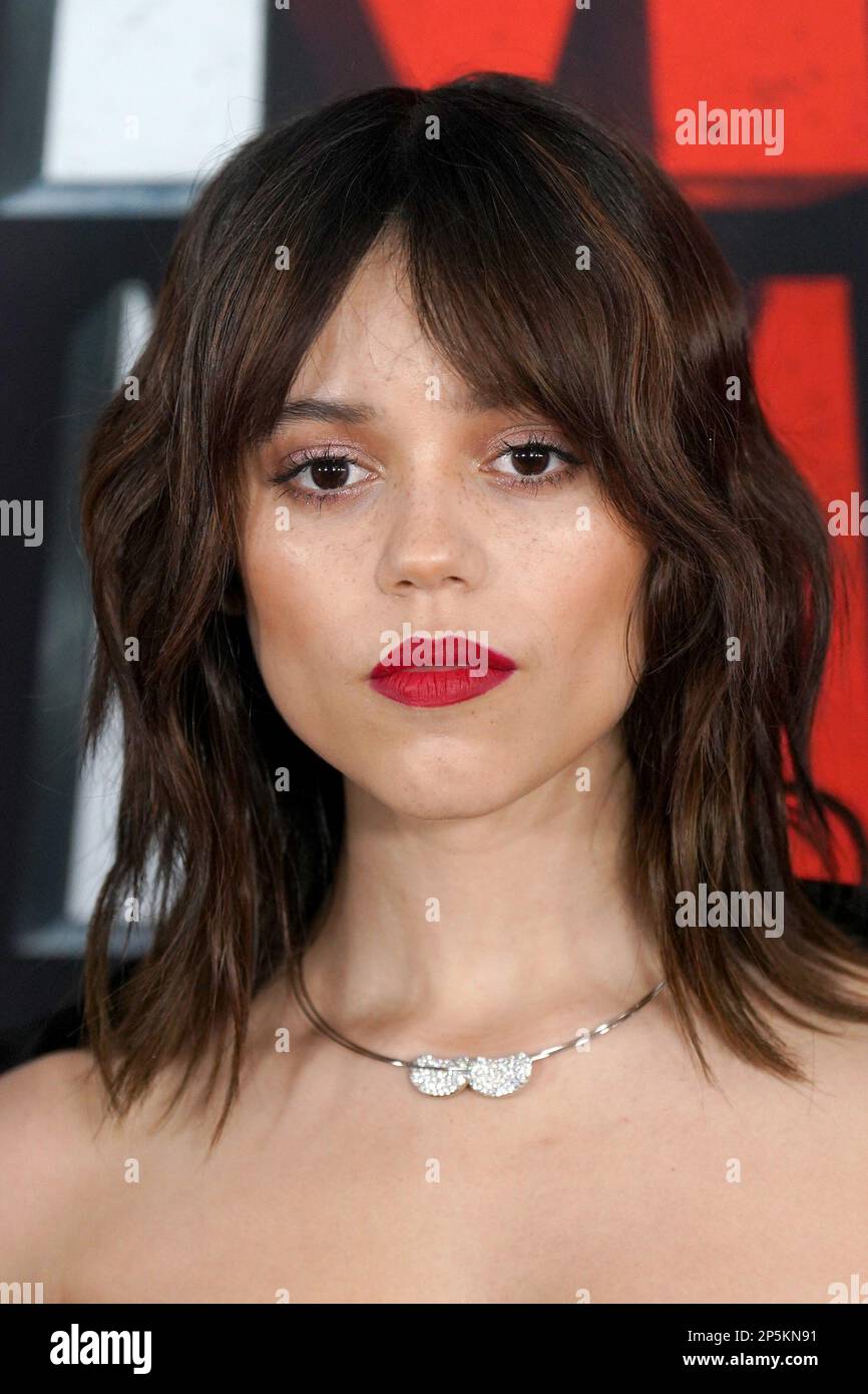 New York, NY, USA. 6th Mar, 2023. Jenna Ortega at arrivals for SCREAM ...