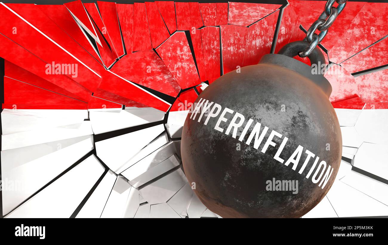 Hyperinflation and Indonesia, destroying economy and ruining the nation. Hyperinflation wrecking