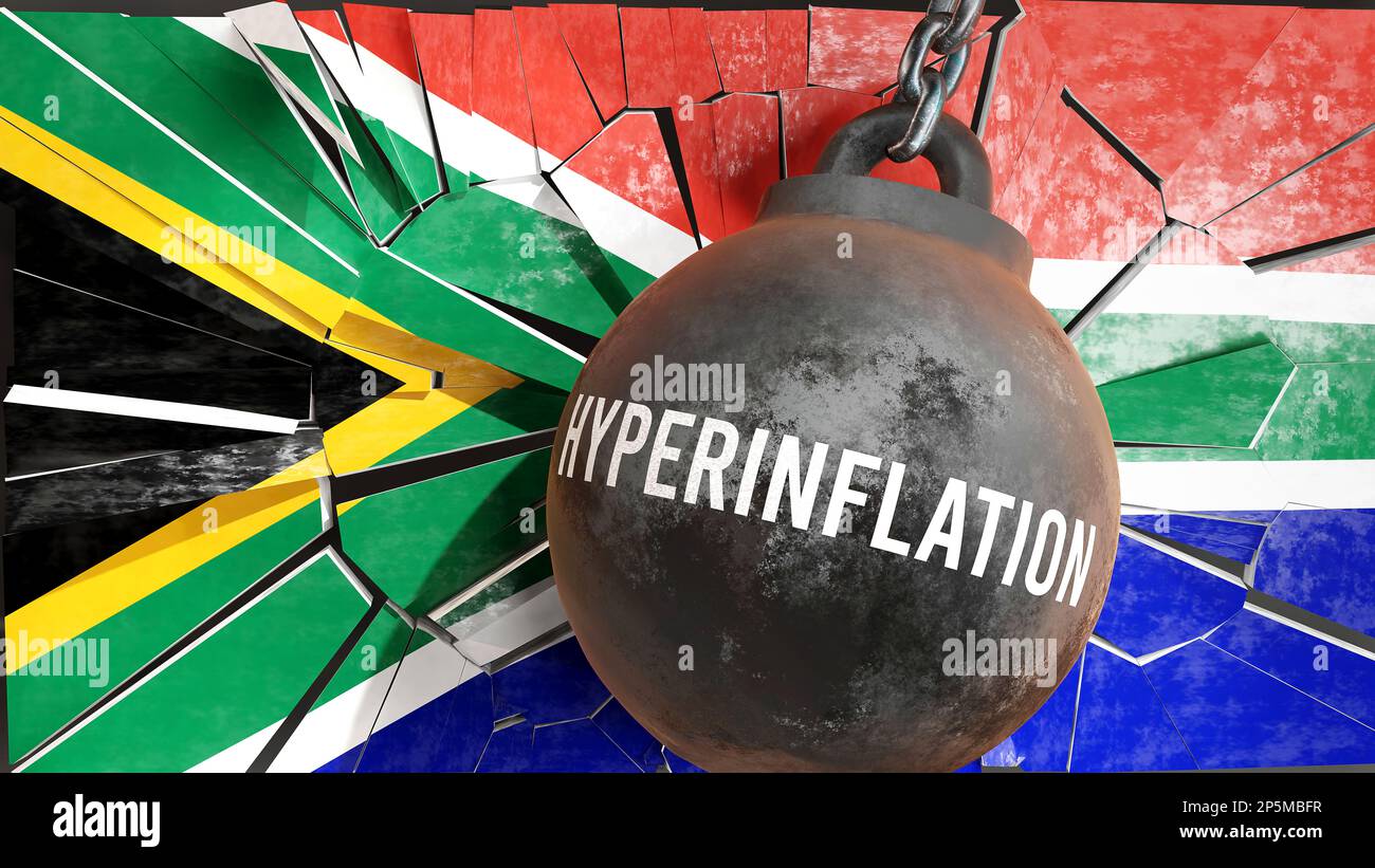 Hyperinflation and South Africa, destroying economy and ruining the