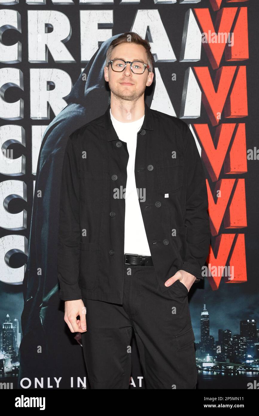 New York, NY on March 6, 2023. Brett Jutkiewicz attends the Scream VI ...