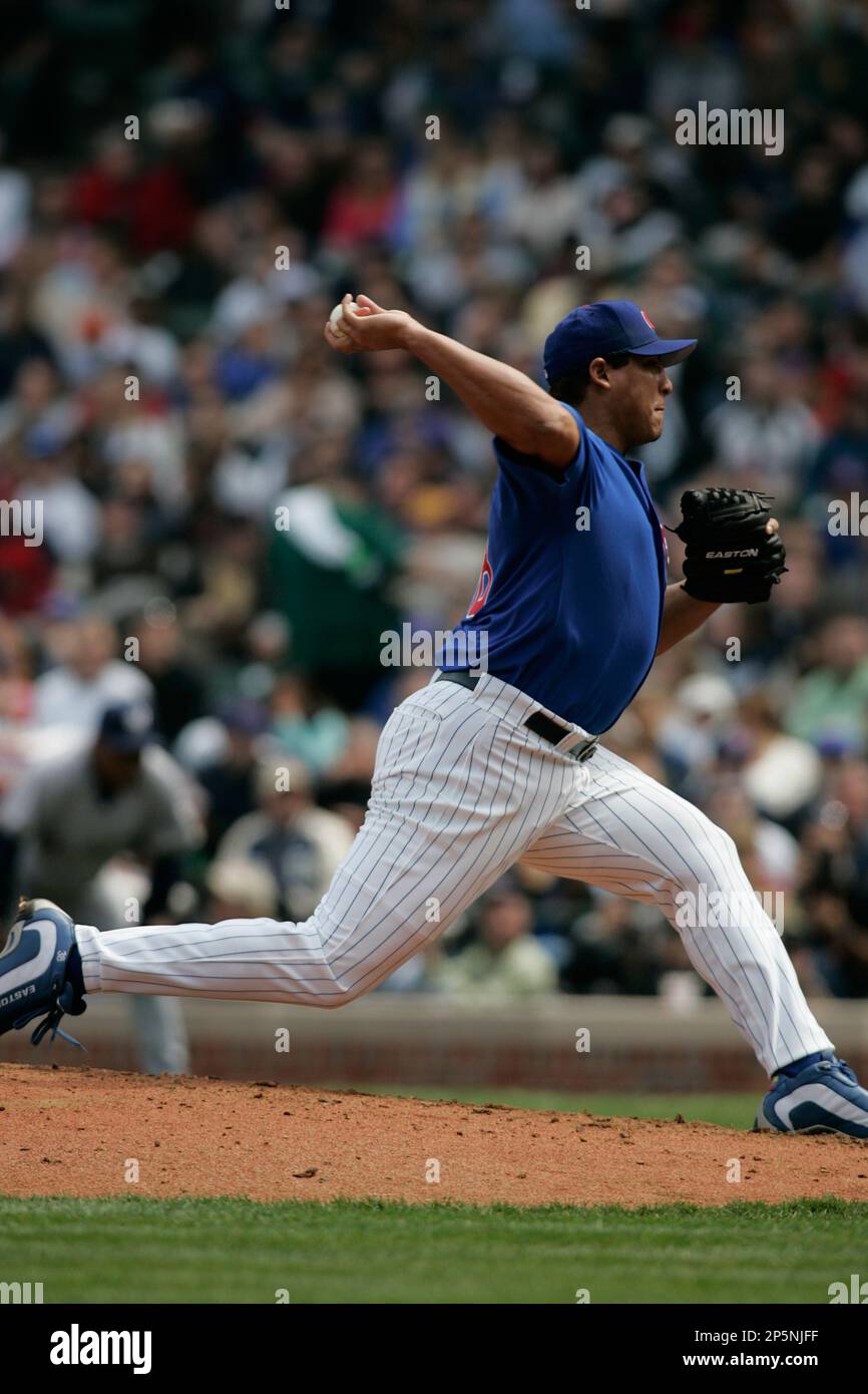 Chicago Cubs relief pitcher Carlos Zambrano (38) returns from the bullpen  after the game between the Milwaukee Brewers and Chicago Cubs at Miller  Park in Milwaukee, Wisconsin. The Cubs defeated the Brewers