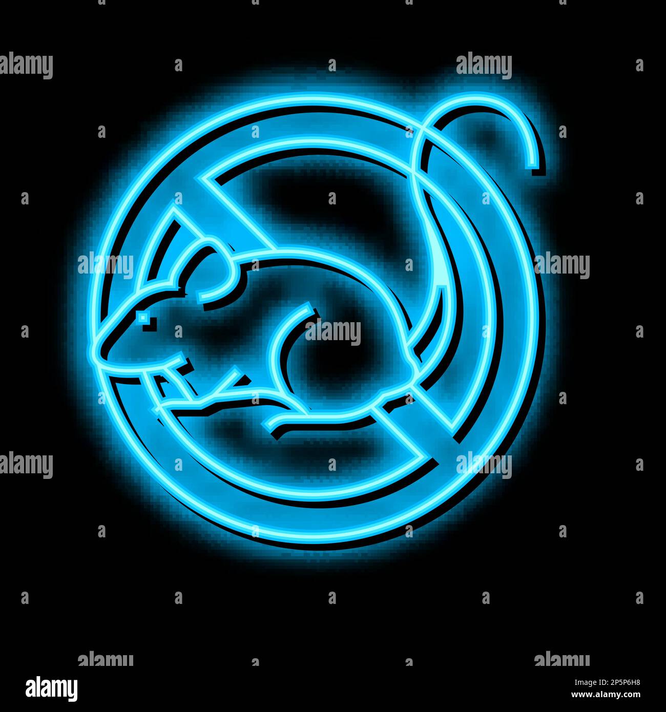 mice control neon glow icon illustration Stock Vector Image & Art - Alamy