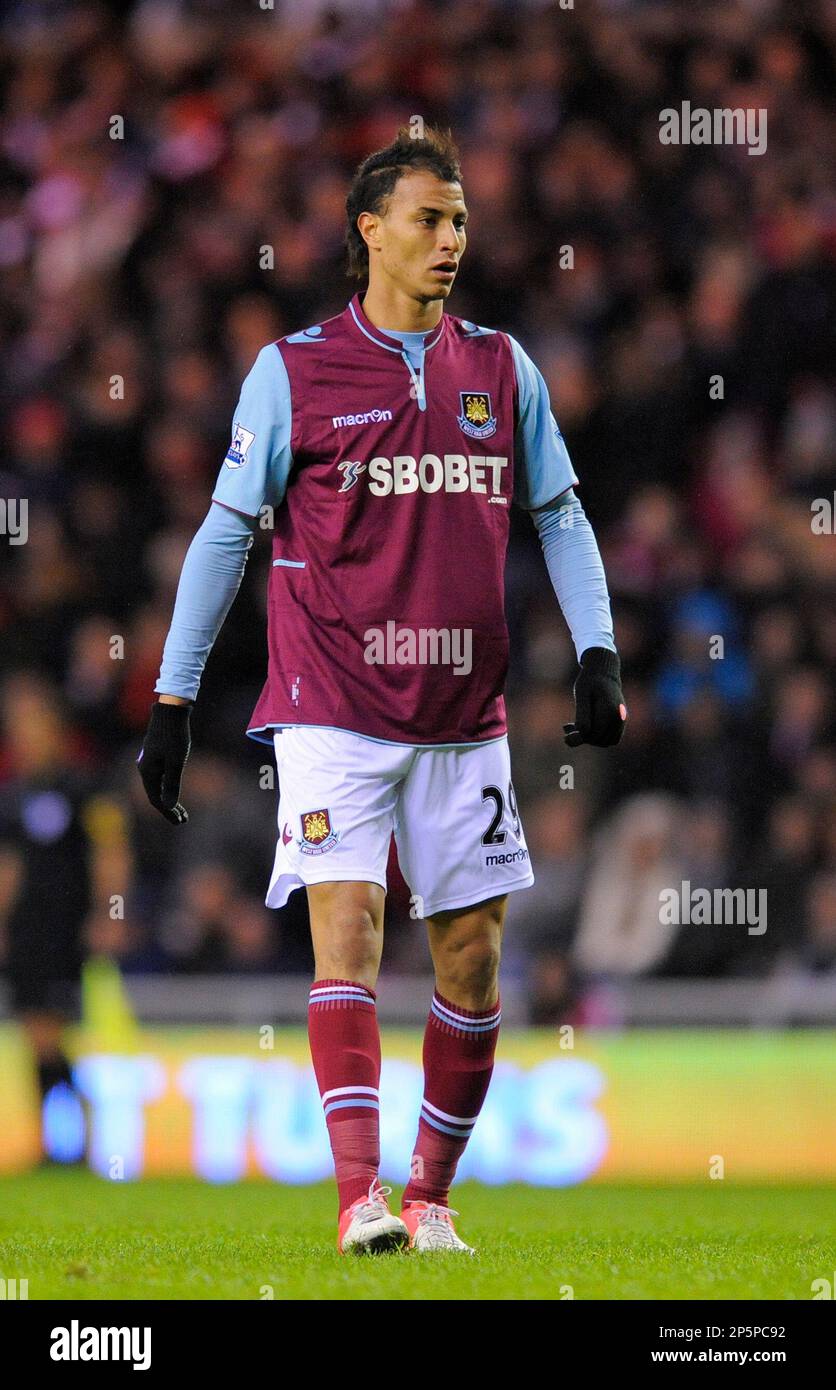 Jan. 12, 2013 - Sunderland, United Kingdom - Marouane Chamakh of West ...