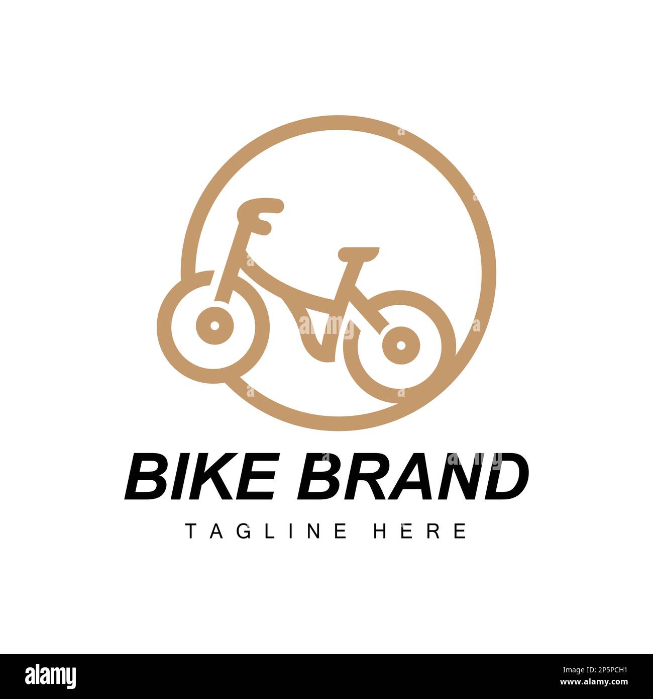 Bicycle Logo, Vehicle Vector, Bicycle Silhouette Icon, Simple Design