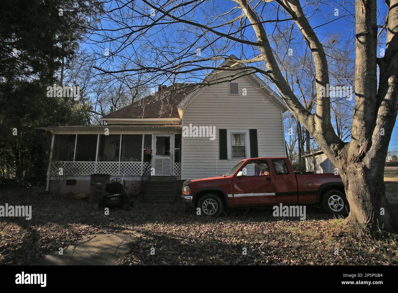 This Jan. 7, 2013 photo shows the former home of Margaret Tessneer in