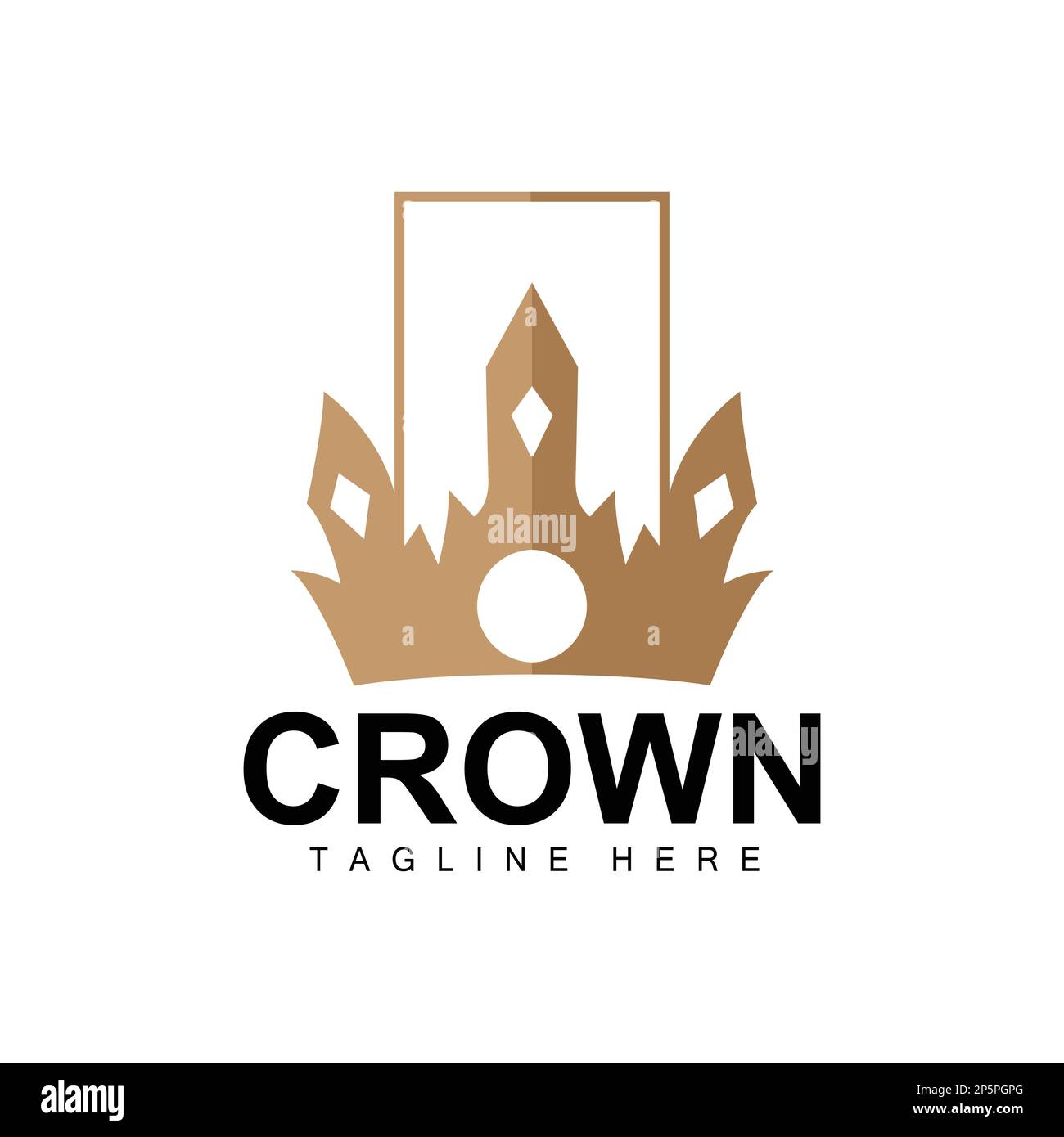 Shield and crown royal luxury logo hi-res stock photography and images ...