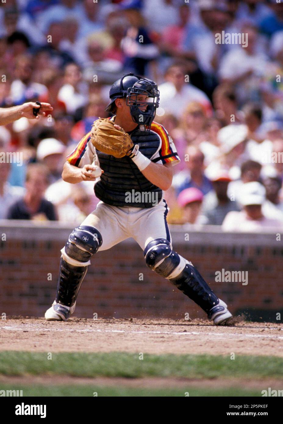 Houston Astros Craig Biggio plays in a game against the Chicago