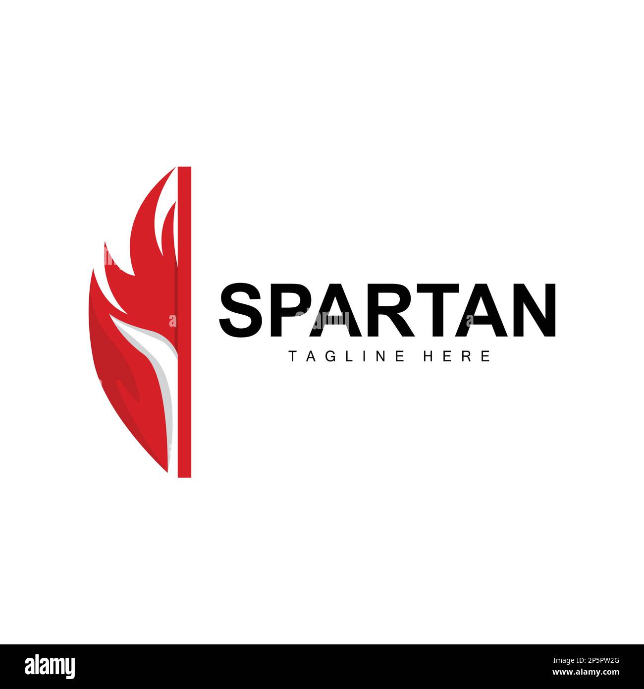 Gladiator logo design Stock Vector Images Alamy