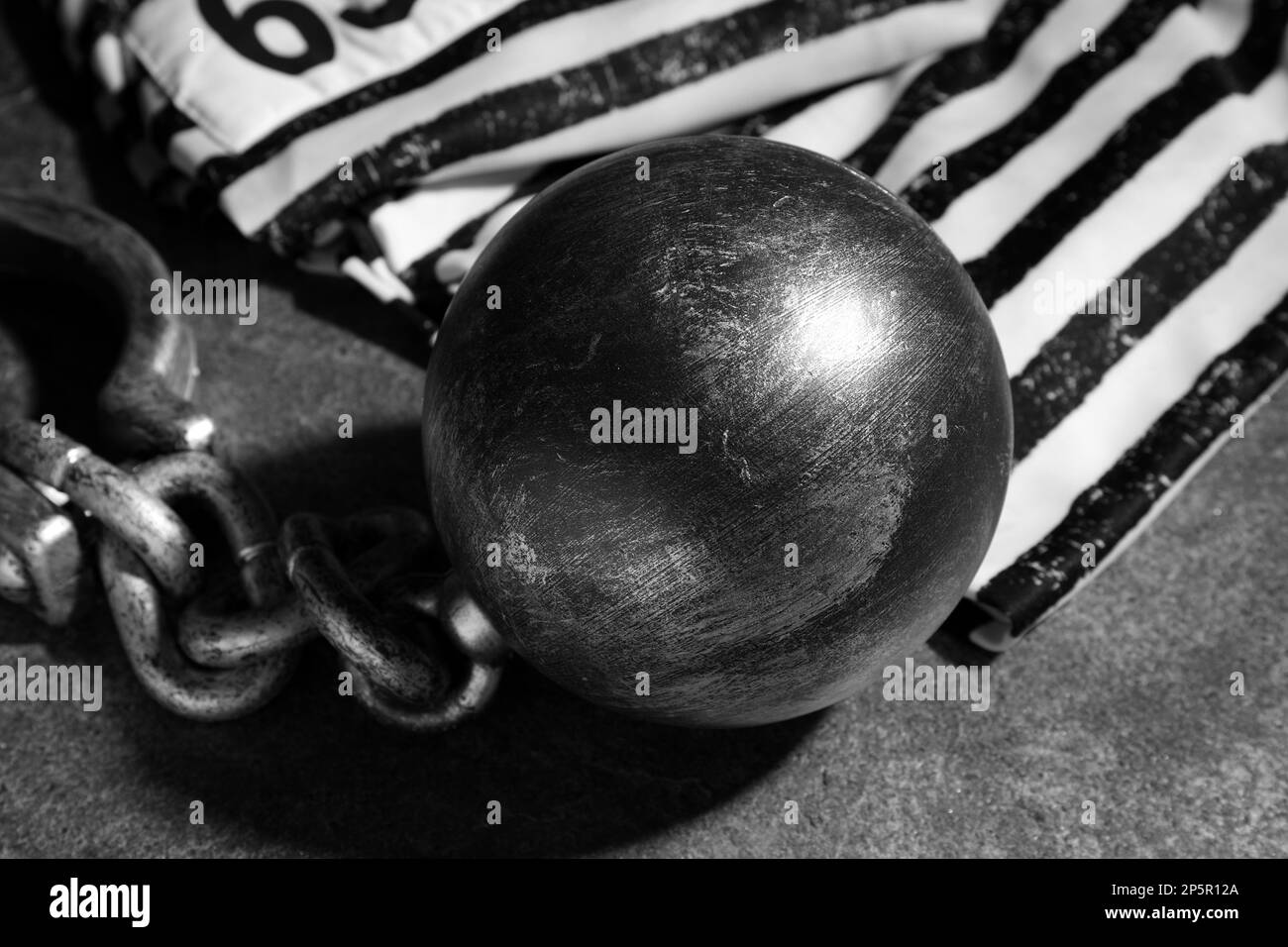 Ball and chain slave Black and White Stock Photos & Images Alamy