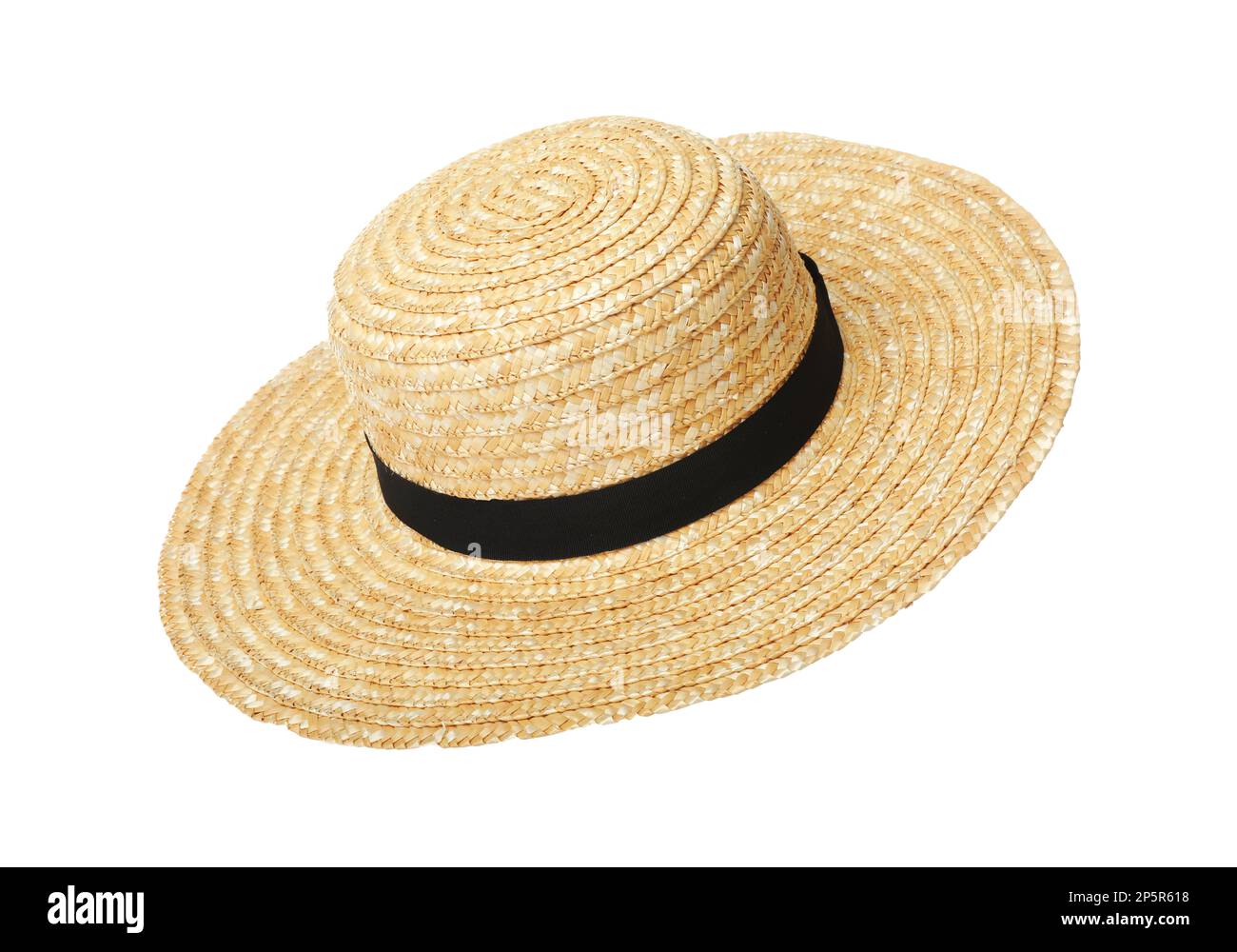 Headwear White Classic String Straw Hat X12 - S4266