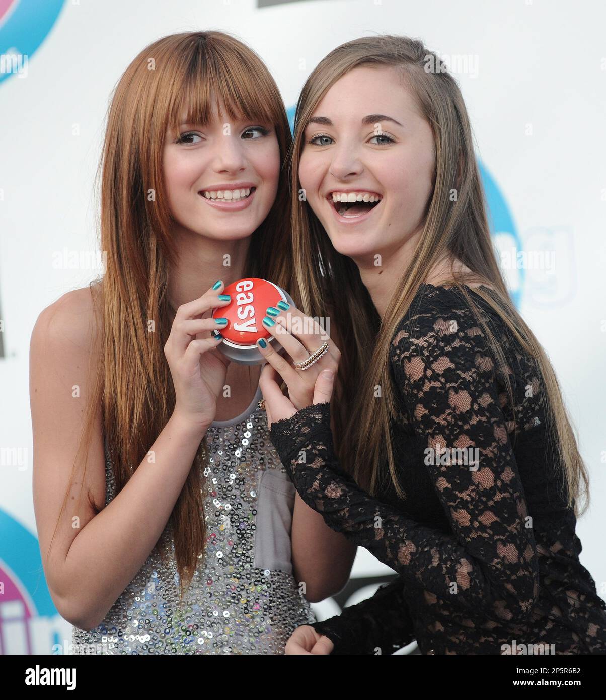 UNIVERSAL CITY, CA - AUGUST 08: Actress Bella Thorne and Rachel G. Fox  arrive at the Do Something 101 Back Pack Teen Choice Awards After Party at  The Globe Theatre at Universal