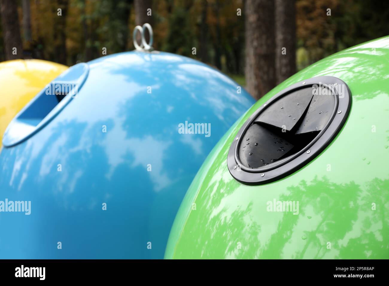 Waste sorting bins hi-res stock photography and images - Alamy
