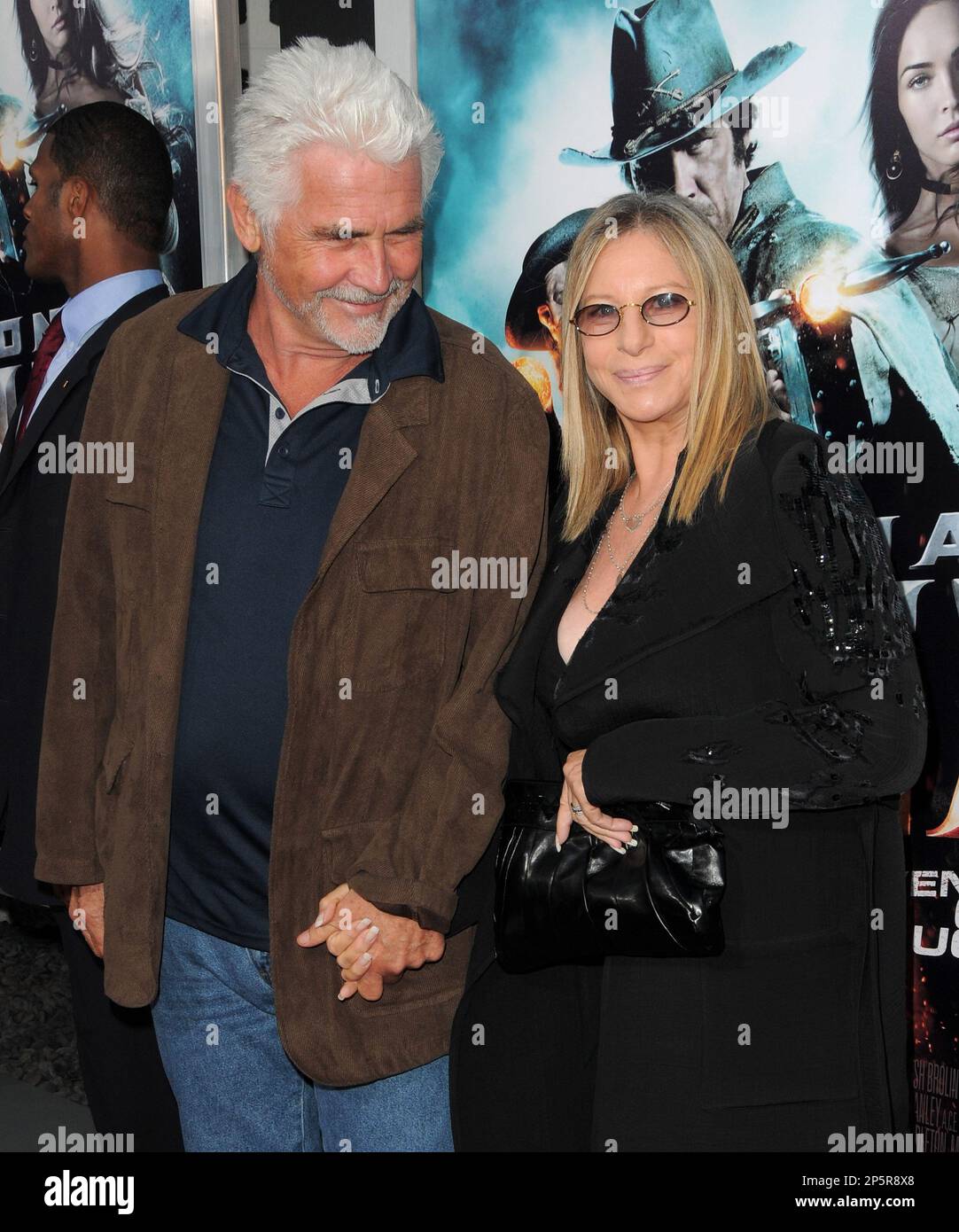 HOLLYWOOD - JUNE 17: Actor James Brolin and Barabara Streisand arrive