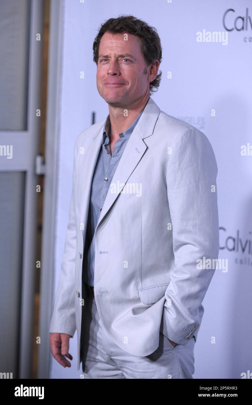 LOS ANGELES, CA - JANUARY 28: Actor Greg Kinnear arrives at Calvin Klein  Collection & Los Angeles Nomadic Division Event In Support Of L.A. Arts  month and ALAC on January 28, 2010