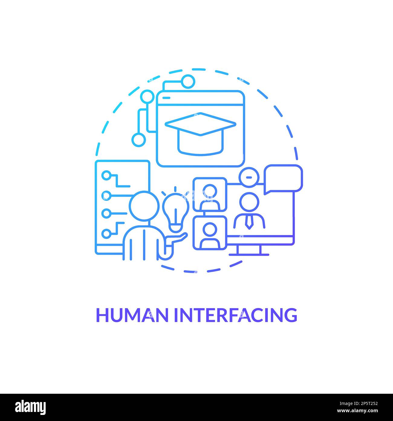Virtual interfacing hi-res stock photography and images - Alamy